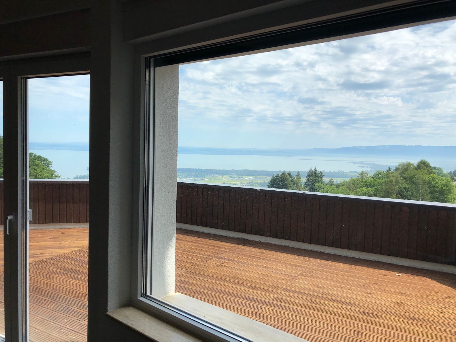 Blick aus dem Studio auf den Bodensee